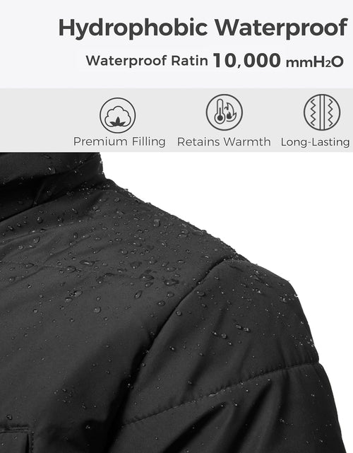 Load image into Gallery viewer, Men&#39;S Thicken Puffer Jacket Insulated Water-Resistant Warm Winter Coat with Hood
